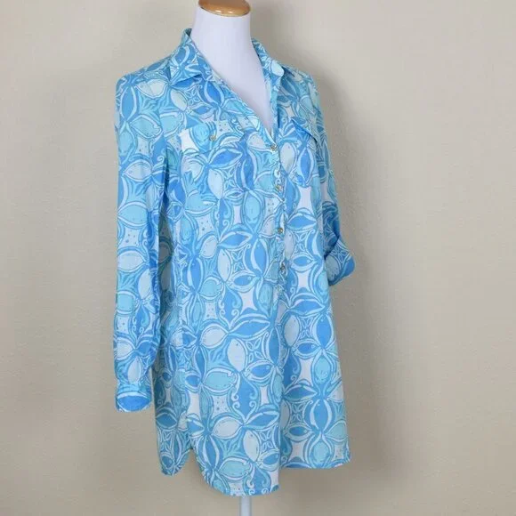 Lilly Pulitzer Women's Captiva Tunic Cover-up Small - Picture 6 of 8
